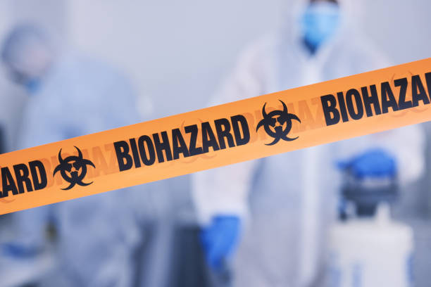 Professional Infectious Disease Decontamination technician working in Mckenna, WA